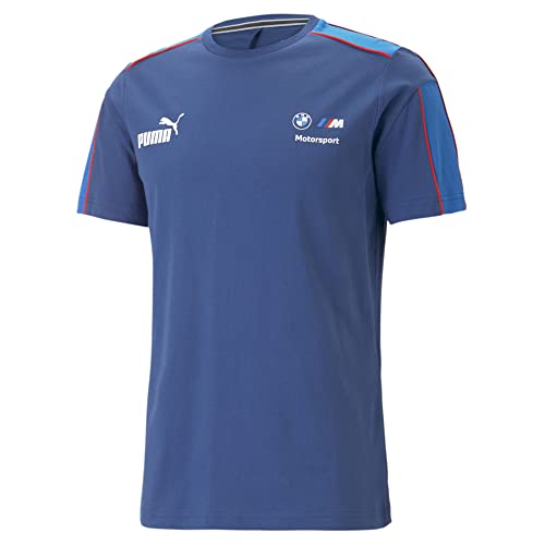 PUMA Men's Standard BMW M Motorsport T7 T-Shirt, Pro Blue-m Color 23, X-Large