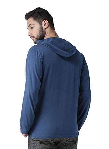 Image of Kalt Men's Cotton Blend Hooded Neck, Zipper and Round Neck Hoodie