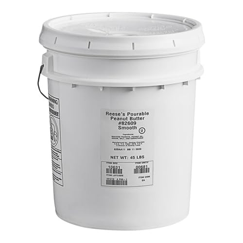 45 lb. Pail All-Natural Smooth Pourable Peanut Butter WS-403340082609-NPF