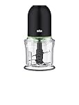 Braun CH3012BK EasyPrep™ Mini Food Processor, 4 cup, Black