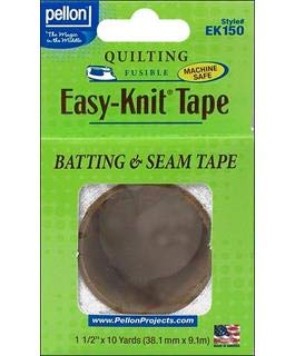 Pellon Easy-Knit Batting & Seam Tape 1-1/2"X10 Yards-White #TOP1