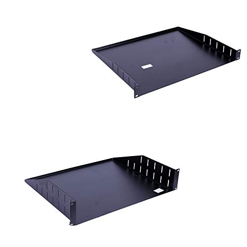 Crossrock 1U & 2U Universal Rack Shelf And Rack Panel Kits, For 19” Equipment Racks, Screws Included(Cra860Racc) #TOP3