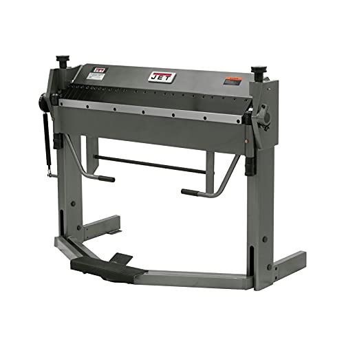 JET 50-Inch Box and Pan Brake with Foot Clamp, 14-Gauge Mild Steel (Model BPF-1450)