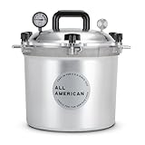 All American 1930: 21.5qt Pressure Cooker/Canner (The 921) - Exclusive Metal-to-Metal Sealing System - Easy to Open & Close - Suitable for Gas, Electric, or Flat Top Stoves - Made in the USA