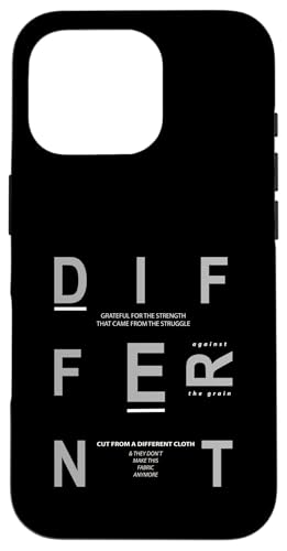 グレーの異なるモノクロカラーのグラフィック。 スマホケース iPhone 16 Pro 用