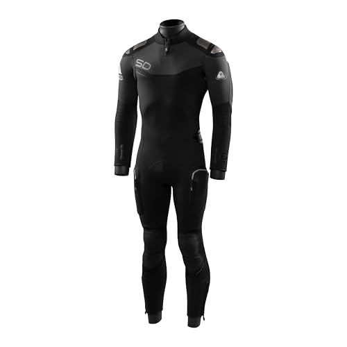 Waterproof Mens SD Neoflex 7mm Semi-Dry Scuba Diving Wetsuit, X-Large