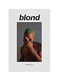 XIHOO Frank Ocean Poster Blond Music Album Cover Posters Prints Bedroom Decor Silk Canvas for Wall Art Print Gift Home Decor Unframe Poster 16x24inch 40x60cm