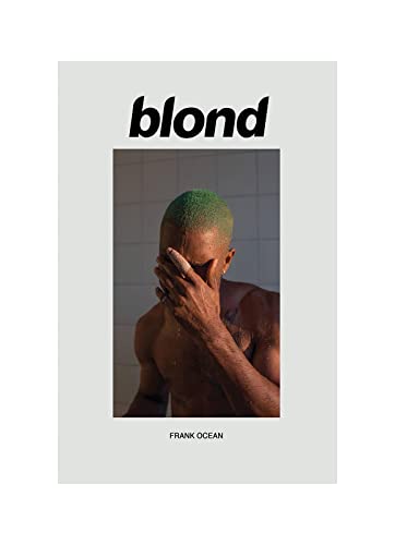 XIHOO Frank Ocean Poster Blond Music Album Cover Posters Prints Bedroom Decor Silk Canvas for Wall Art Print Gift Home Decor Unframe Poster 16x24inch 40x60cm
