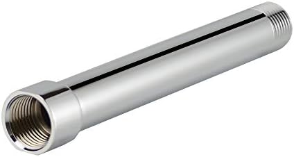 Shower Arm Extension, Shower Head Extender Water Outlet Lowers Existing Shower Head, Chrome Finish Made of Solid Metal by Purelux
