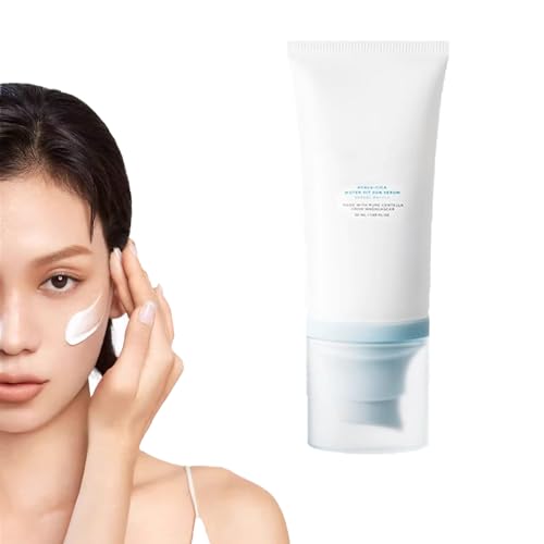 Esencia de protector solar hidratante, Protector solar Centella Asiatica SPF 50, Water-fit Sun Serum, protección solar diaria para el rostro, hidratante y protección UV