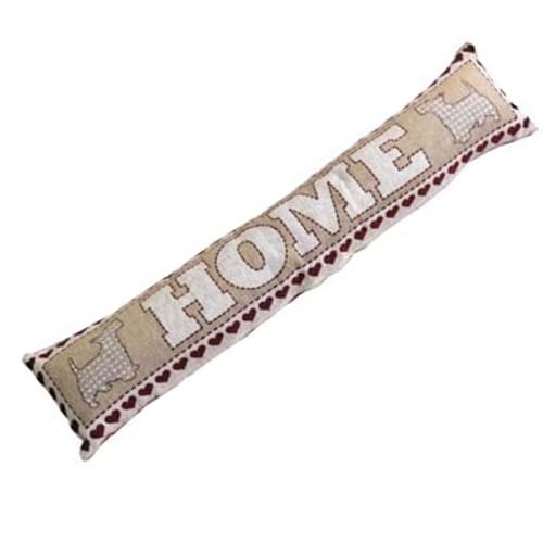 Bresme Burlete Textil Decorativo - Aislante Térmico para Bajos de Puertas, Diseño Original de la Colección Home, con Dimensión Universal de 85 cm de Largo