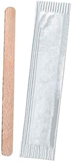 1000 Palette caffè Biodegradabili monouso in Legno imbustate singolarmente cucchiaini Igienicamente conservati usa e getta (bar o a casa cialde capsule) PLASTIC FREE | After Plastic