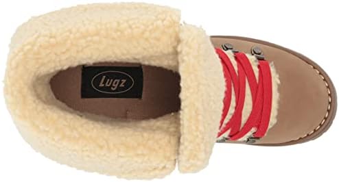 Lugz Women's Adore Fur Classic Chukka Fashion Boot, Roasted Cashew/Natural/Gum, 9 | Image 4