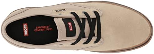 Globe Men's Motley Mid Skate Shoe, Sesame/Gum, 5 | Image 4