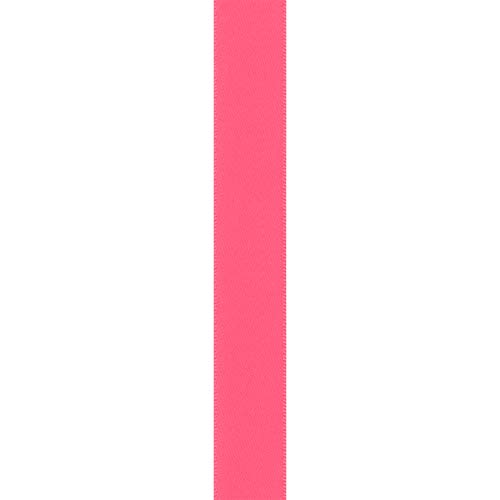 Image of Berwick 808076 7 /8 inch Wide Single Face Satin Ribbon, Shocking Pink, 6 Yds