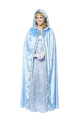 Cape à capuche Regency femme Costume Culture pour compléter une robe Empire