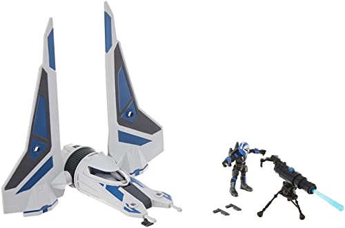 Star Wars Mission Fleet Stellar Class Bo-Katan Gauntlet Starfighter Starfighter Siege 2.5-Inch-Scale Figure & Vehicle, Kids Ages 4 And Up (F1139) #TOP2