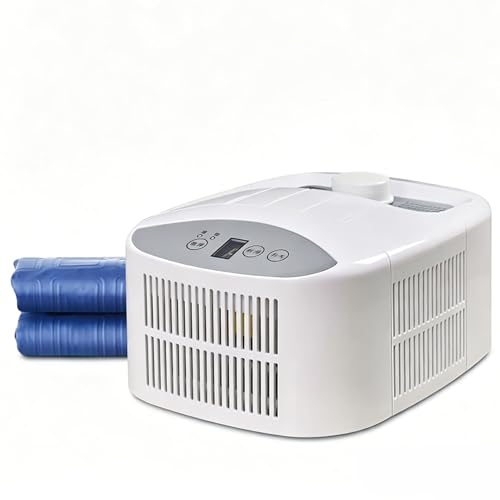 Surmatelas Refroidi À L'eau, Matelas Climatisé avec Minuterie de 1 À 9 Heures Et Écran Lcd, Contrôle de la Température de 25 À 38 ℃, Refroidisseur de...