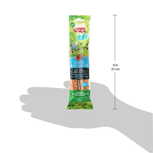 Living World Budgies Honey Treat Sticks, 2-Ounce #TOP2