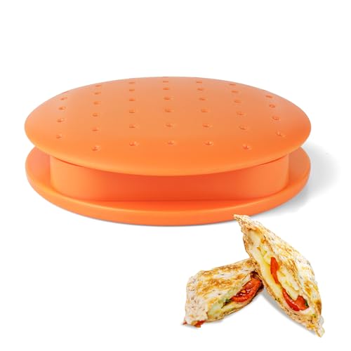 Toasties Maker for Thins,Crimp Sandwich Maker,Hamburger Model Snack Maker Breakfast Maker - Designed for Thin Bread Make Healthy Toasted Snacks Sandwiches