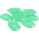 Grattoir à cartes à gratter – ce grattoir à cartes à gratter pour billets de loterie est facile à manipuler ; son bord plat permet de gratter facilement les autocollants, films et étiquettes. porte-clés grattoir inclus