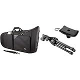Protec PL251 Smaller Tuba Gig Bag and Hercules Stands DS553B Tuba/Euphonium Performance Stand Bundle