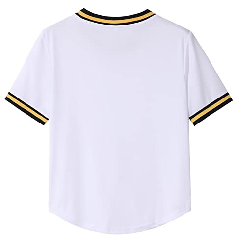 Acefast Inc Kids Baseball Jersey Button Shirt Fashion Hip Hop Sports Uniform Boys T Shirt #TOP1
