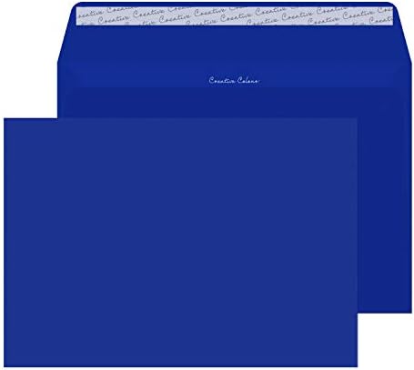 Blake Creative Colour C4 229 x 324 mm 120 gsm Peel & Seal Pocket Envelopes (63406P) Pillar Box Red - Pack of 10