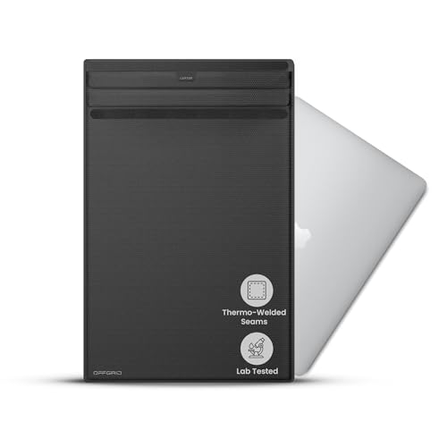 OFFGRID �t�@���f�[�o�b�O �m�[�g�p�\�R���p - �v���~�A���V�O�i���u���b�N�t�@���f�[�o�b�O�A���o�C���f�o�C�X��g�ѓd�b�p�̃v���C�o�V�[�ƃL�[�t�H�u�A�n�b�L���O�h�~�J�[�h�ی� 5G RF & RFID�V�[���h (�u���b�N)