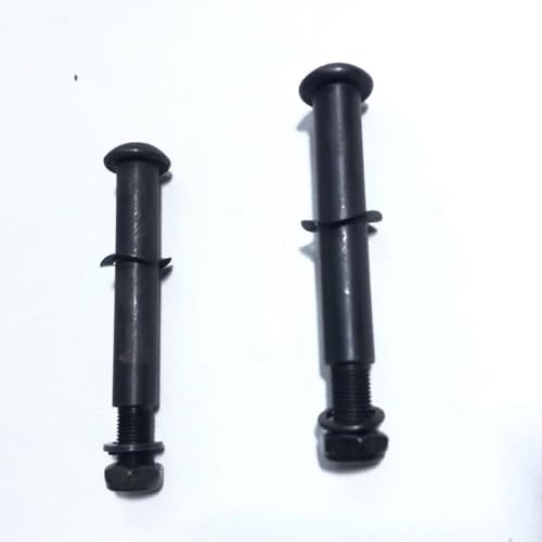 Hoppipola Black Metal Screw Elliptical Trainer 12cm Length 16mm OD Replacement Exercise Bike Accessories Fitness Equipment Accessories