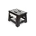 Kikkerland Rhino II Step Stool, Black