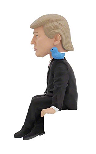 Royal Bobbles Donald Trump Media Monitor Bobblehead (Computer Sitter), Premium Polyresin Lifelike Figure, Unique Serial Number, Exquisite Detail #TOP1