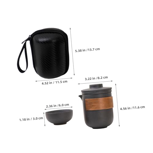 Tetera y tazas portátiles de té chino para solucionar la falta de espacio en tu picnic 3
