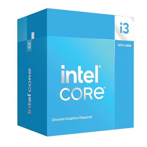 Processador Intel Core i3 14100F Box (LGA 1700/4 Cores / 8 Threads / 12MB Cache) - S/Vídeo