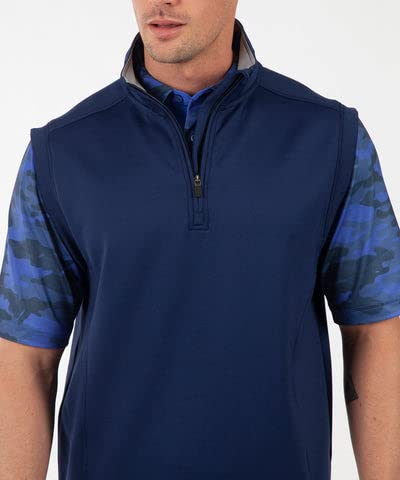Bobby Jones Performance Rtj Quarter-Zip Vest (Large, Summer Navy) #TOP5