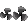 Replacement Fan Blades 2pcs Plastic Fan Blades for Indoor Easy Install Clean