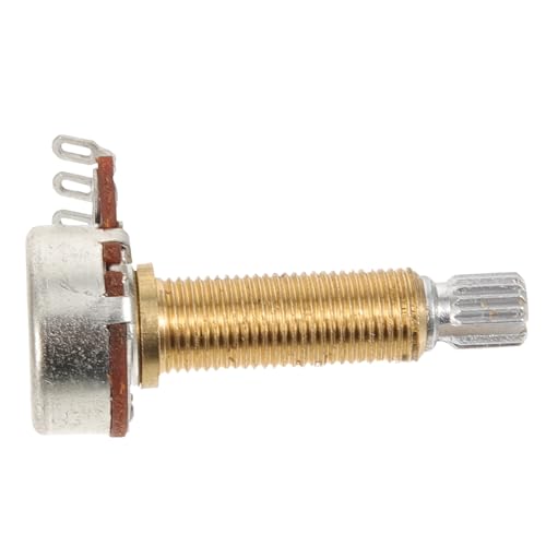HANABASS Banjo Volume Control Potentiometer Durable Long Shaft Replacement Pot for Traditional Banjo Easy Installation Corrosive Audio Part for Upgrading Tone Volume Controls