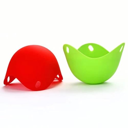 Egg Poacher | 4 Pack Poached Egg Maker Egg Cooker Set Non Stick Silicone Egg Poaching Cup For Microwave Or Stovetop Egg Poaching #TOP4