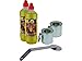 Produktbild HEKERS Brenngel Starter-Set - 2 x 1L Brenngel - 2 x Nachfülldose mit Deckel und Sparplatte - 1 x Flammenstopper - Gelkamin Tischfeuer Indoor und Outdoor