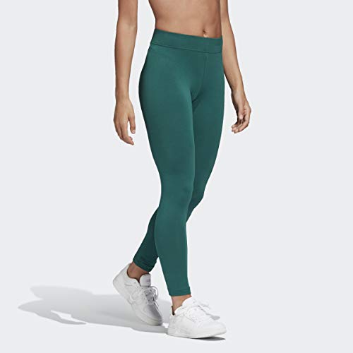 Image of adidas Womenomen E Lin Tight, Green /White, Medium