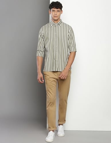 Image of Tommy Hilfiger Men's Striped Regular Fit Shirt