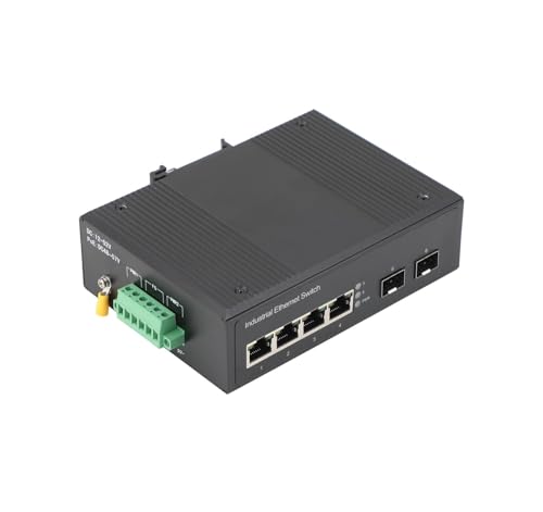Convertisseur de média industriel géré Gigabit SFP avec 4 ports PoE pour réseau fibre optique