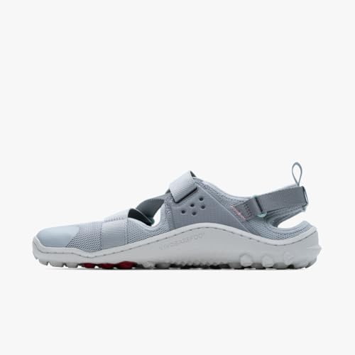 Vivobarefoot Tracker Sandal Mens Barefoot Hiking | Puncture Resistant Sandal | Wide Fit Grounding Shoes | Glacier Grey4