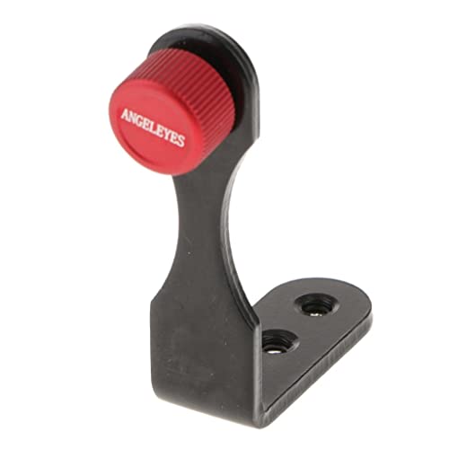 Montura de binoculares para trípode L que elimina vibraciones en rojo
