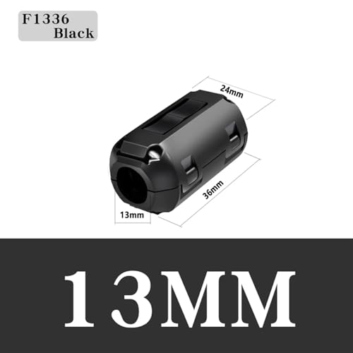 Anillo de ferrita 13mm EMC contra interferencias para cables de audio y vídeo 20 uds 2