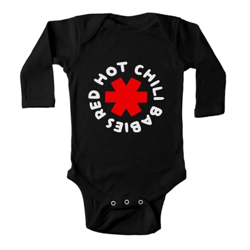 Red-hot Chili Babies Unisex Baby Long Sleeve Bodysuit Cartoon Jumpsuit