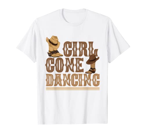 Line Dancer Mujeres Western Cowboy Botas Funny Line Dance Camiseta