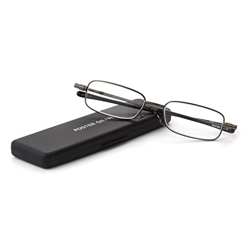 Foster Grant Gavin Fold-Flat Micro Reading Glasses, Unisex #TOP6
