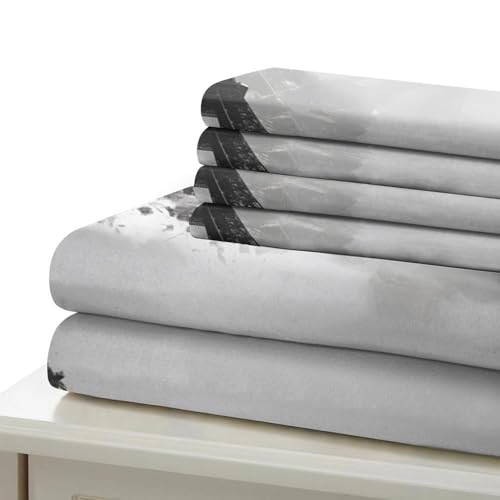 Housse de Couette Fermeture Éclair en microfbre résistante ultra douce King 220x240