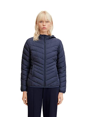 Tom Tailor Denim 1029236, Chaqueta Amortiguadora Leightweight Mujer , Azul (10786 - Indigo Ink Blue), XL Cover